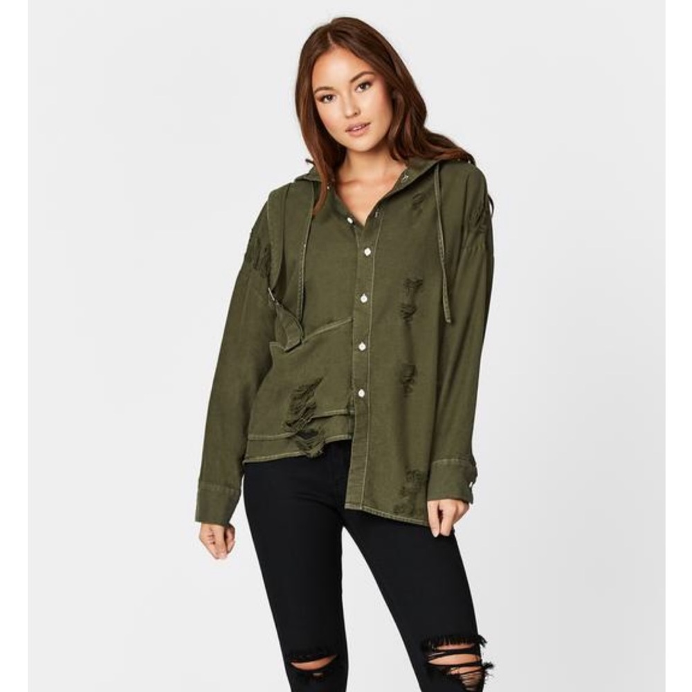 Carmar olive green shirt